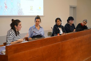 Parte 2. Mesa redonda. Los cuidados desde diferentes ámbitos. Txefi Roco, Elisa Pérez, Jasone Giraldo, Ane Izagirre
